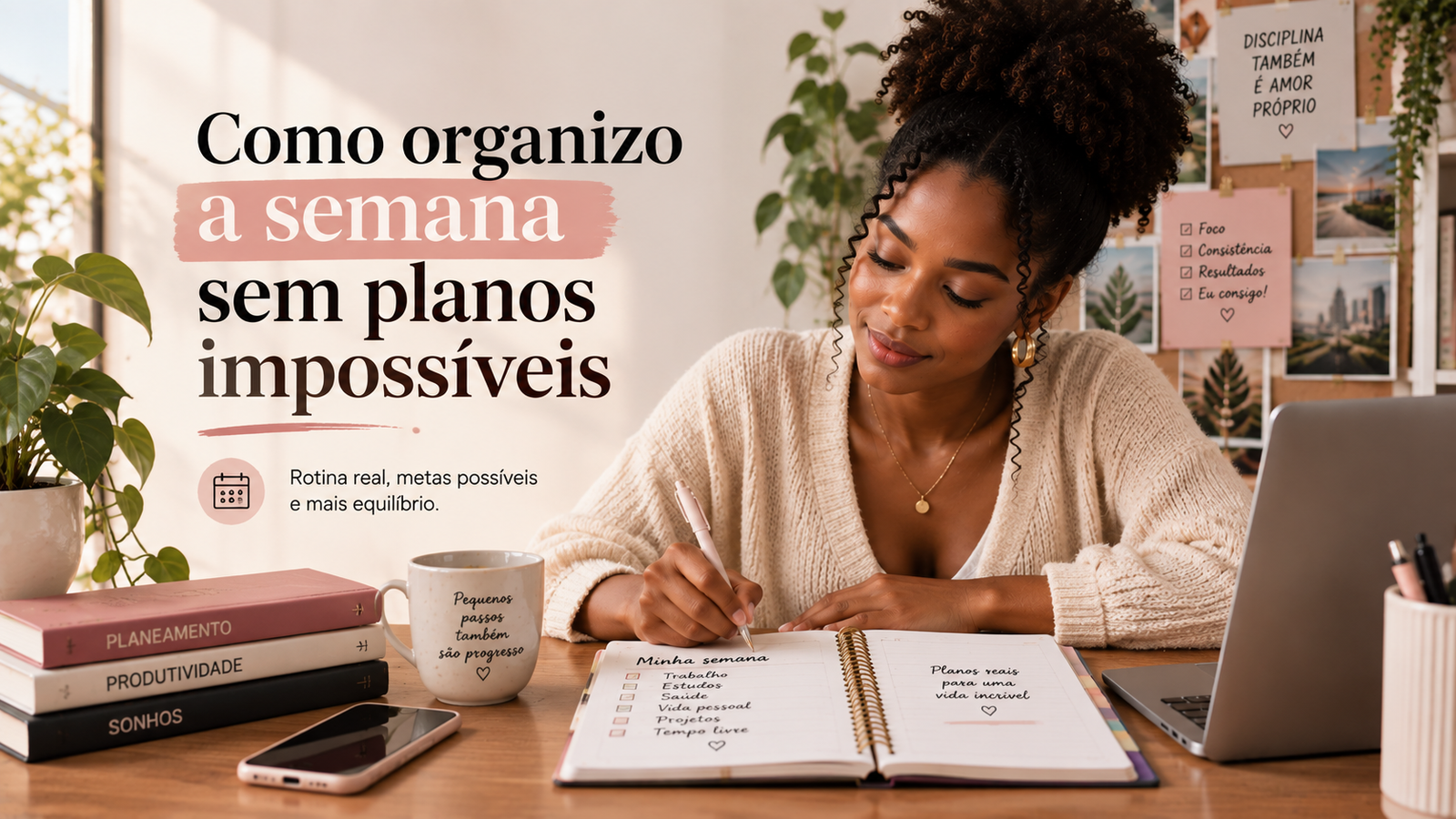 Como Organizar a Semana: Um Planeamento Realista